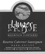 2000 Cabernet Sauvignon Reserve Pride Mountain Napa Valley