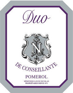 2021 Duo de Conseillante Chateau la Conseillante Pomerol