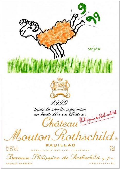 ⁨Chateau Mouton Rothschild 1999⁩ ⁨0,75 L⁩