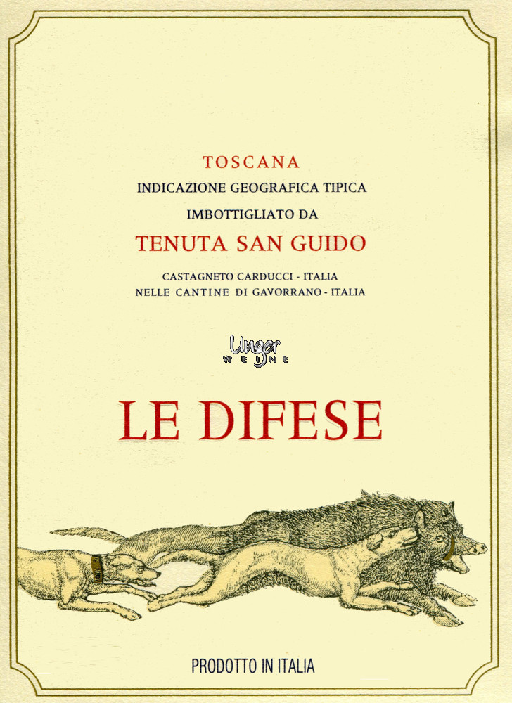 2019 Le Difese Tenuta San Guido Toskana