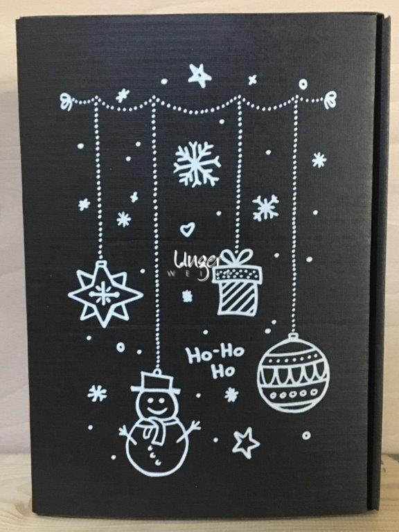 Unger Weine - Geschenk-Karton Weihnachten für 3 Flaschen