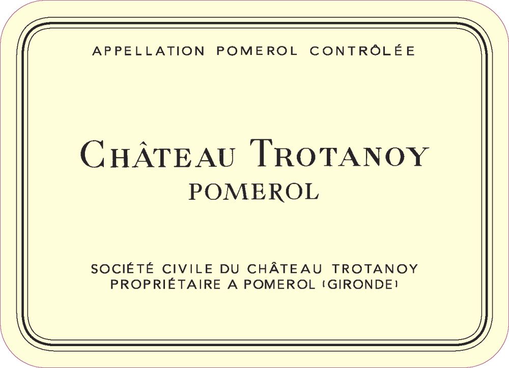 ⁨Chateau Trotanoy 1996⁩ ⁨0,75 L⁩