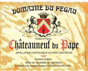 2018 Chateauneuf du Pape Cuvee Reservee Domaine du Pegau Chateauneuf du Pape