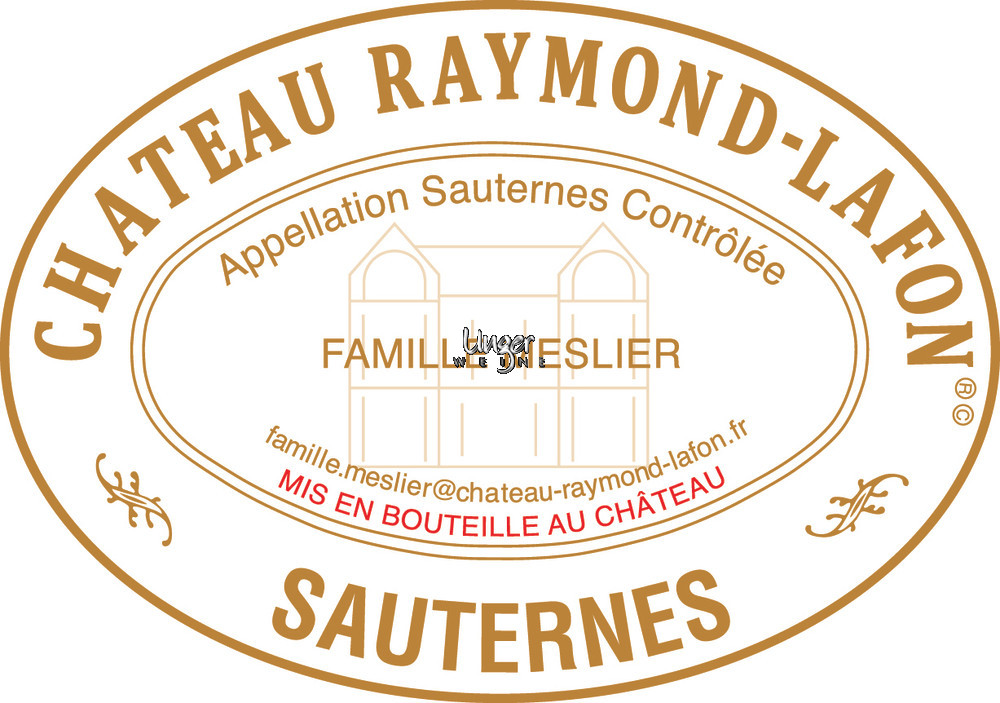 1986 Chateau Raymond Lafon Sauternes