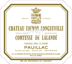 2018 Chateau Pichon Comtesse de Lalande Pauillac