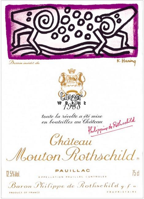 1988 Chateau Mouton Rothschild Pauillac