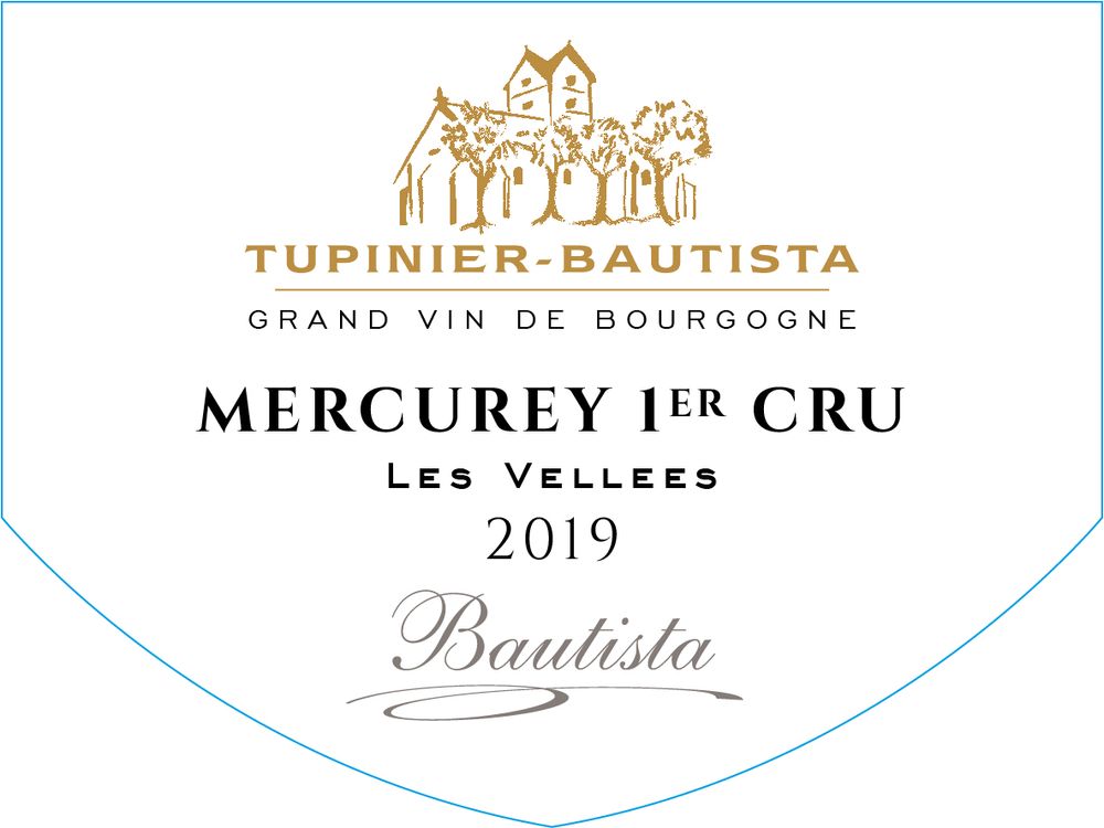 Domaine Tupinier-Bautista - Mercurey Les Vellees 1er Cru Rouge 2019