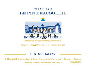2016 Chateau Le Pin Beausoleil (5+1) Chateau Le Pin Beausoleil Bordeaux Superieur