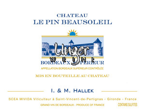 2016 Chateau Le Pin Beausoleil (5+1) Chateau Le Pin Beausoleil Bordeaux Superieur