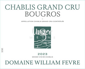 2023 Chablis Bougros Domaine Grand Cru Domaine William Fevre Chablis