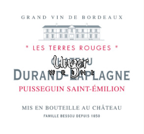 2018 Chateau Durand Laplagne Les Terres Rouges Chateau Durand Laplagne Puisseguin Saint Emilion