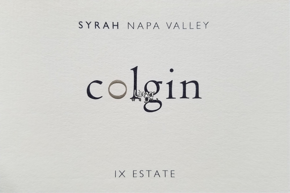2010 IX Estate Syrah Colgin Napa Valley