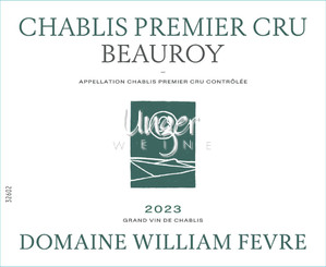 2023 Chablis Beauroy Domaine 1er Cru Domaine William Fevre Chablis