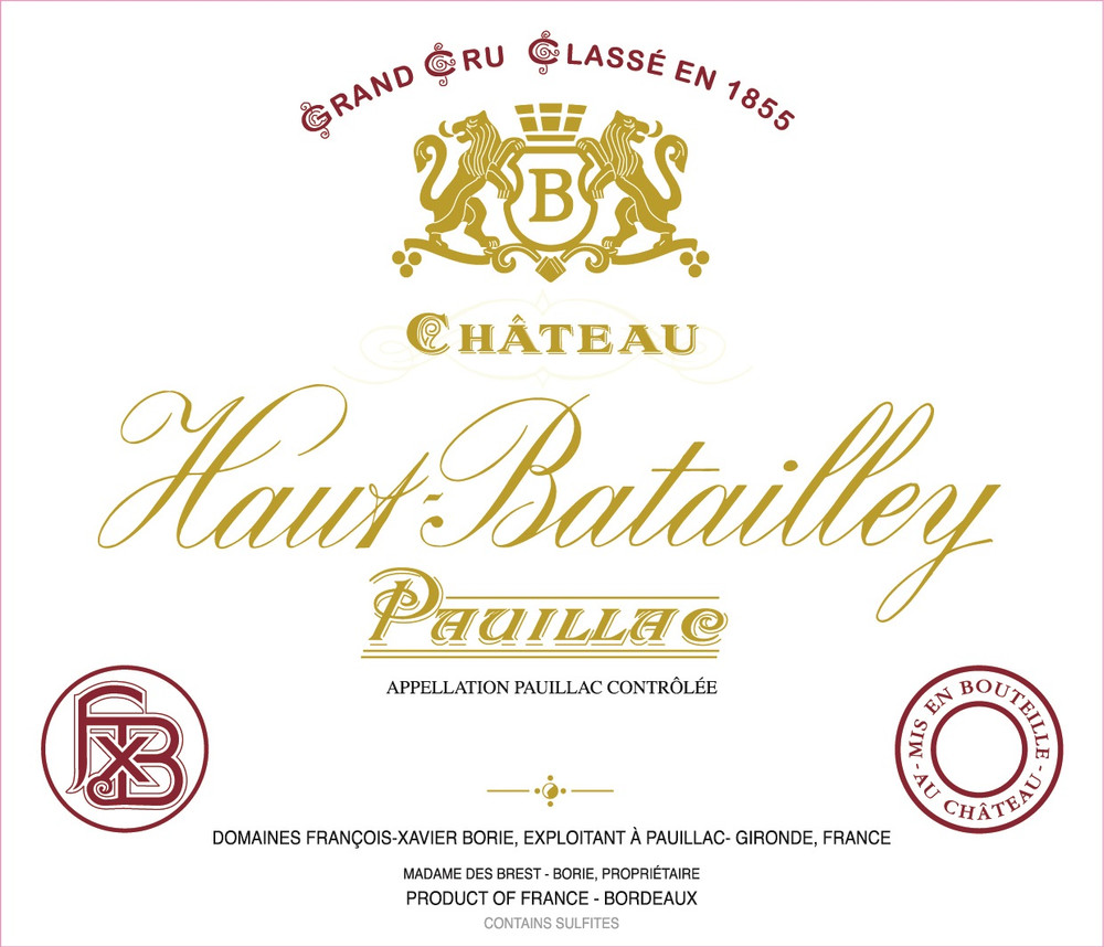 Chateau Haut Batailley 2001