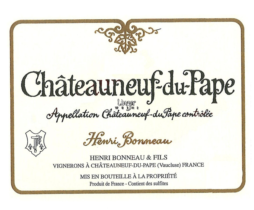 2017 Chateauneuf du Pape Henri Bonneau Domaine Henri Bonneau Chateauneuf du Pape