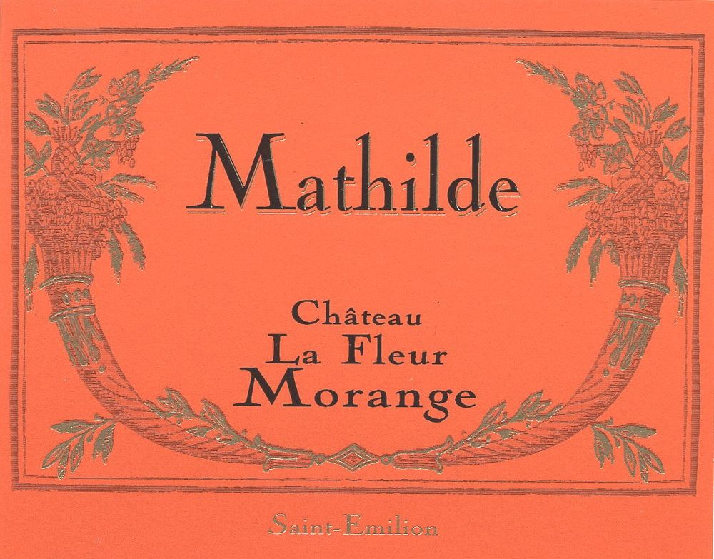 ⁨Chateau La Fleur Morange - Chateau La Fleur Morange Mathilde 2020⁩ ⁨0,75 L⁩