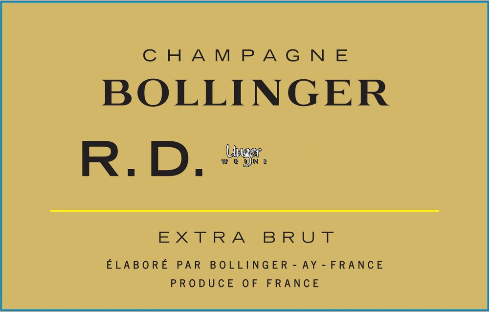 2008 Champagner Vintage R.D. Bollinger Champagne