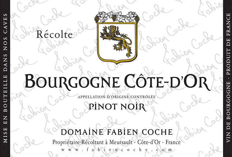 Domaine Fabien Coche - Bourgogne Cote D’Or Pinot Noir 2022