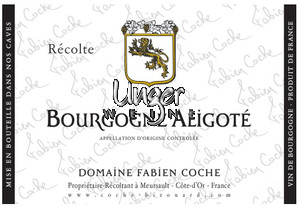 2020 Bourgogne Aligoté Vieilles Vignes Domaine Fabien Coche Burgund