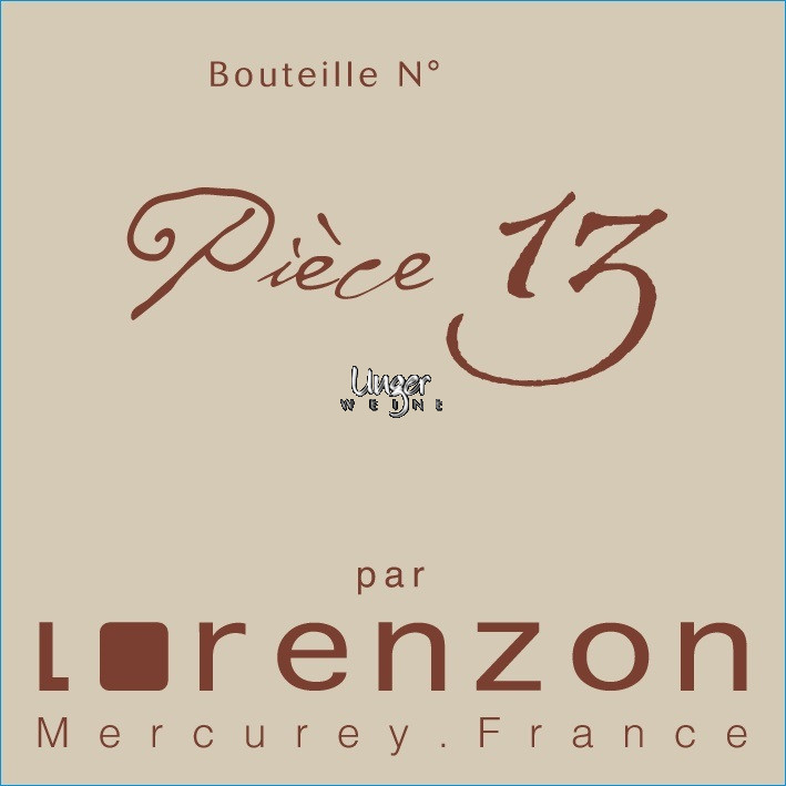 2019 Mercurey 1er Cru Piece 13 Domaine Lorenzon Mercurey