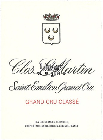 2000 Chateau Clos Saint Martin Saint Emilion