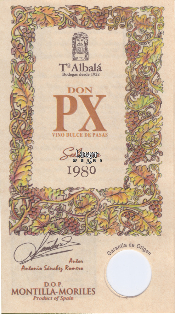 1980 Don Px Seleccion Toro Albala DO Montilla Moriles