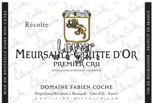 2021 Meursault Goutte D’Or 1er Cru Domaine Fabien Coche Cote de Beaune