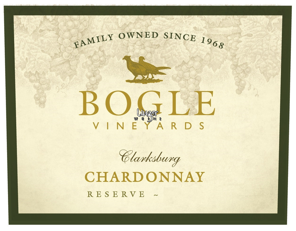 2016 Reserve Chardonnay Clarksburg Bogle Kalifornien