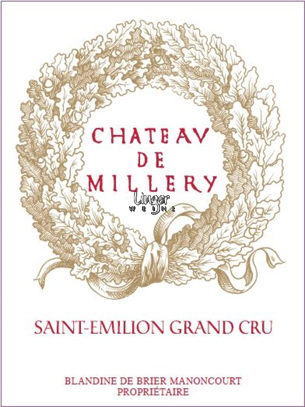 2016 Chateau de Millery Saint Emilion