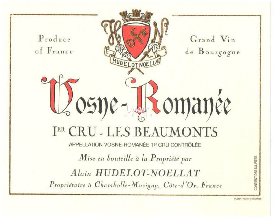 Hudelot Noellat - Vosne Romanee Les Beaumonts 1er Cru 2018