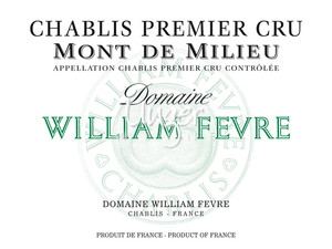 2020 Chablis Mont de Milieu Domaine 1er Cru Domaine William Fevre Chablis