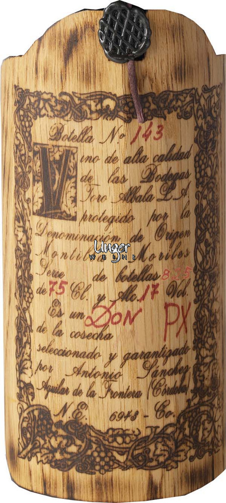 1946 Don Px Convento Seleccion Toro Albala DO Montilla Moriles