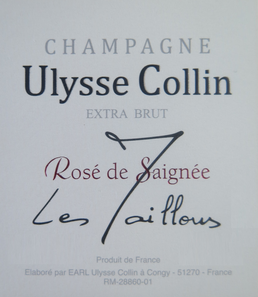 Collin, Ulysse - Champagner "Rose Les Maillons" Le Rose de Saignee Extra Brut, Coteaux du Sezannais Basis 2015