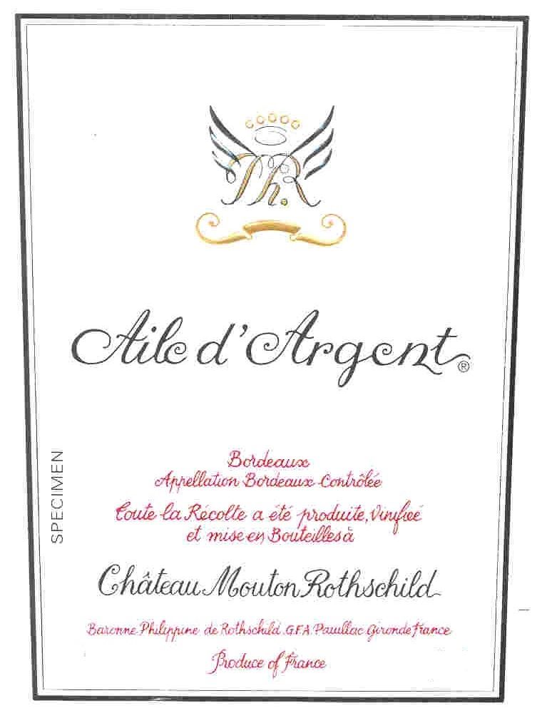 Chateau Mouton Rothschild - Aile d´Argent Blanc 2022