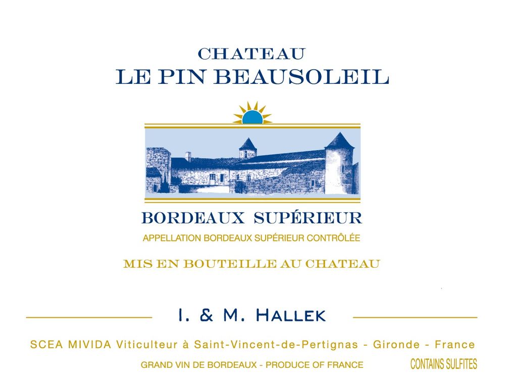 Chateau Le Pin Beausoleil 2018 1,5 L