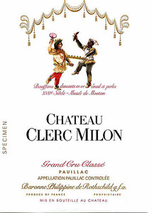 1998 Chateau Clerc Milon Rothschild Pauillac