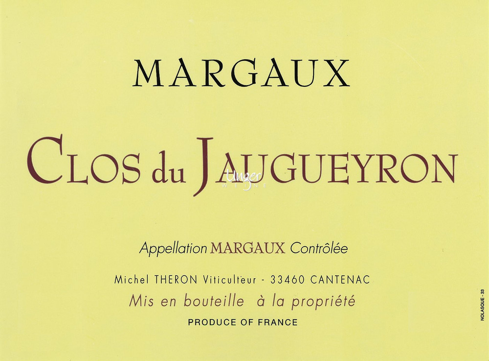 Chateau Clos du Jaugueyron a Margaux 2010