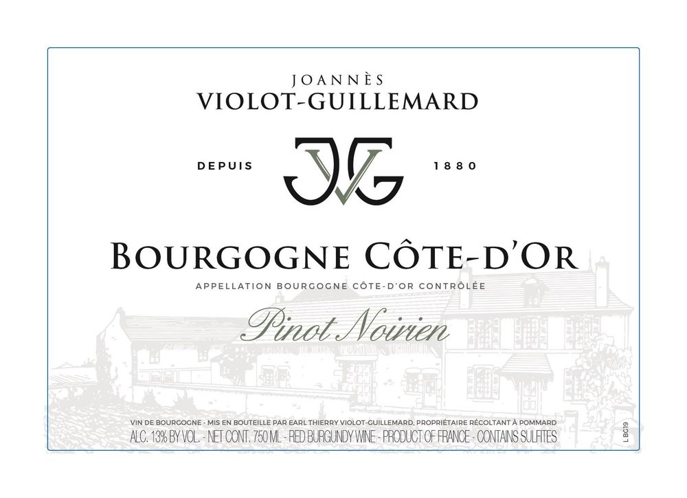 Joannes Violot-Guillemard - Bourgogne Rouge 2022