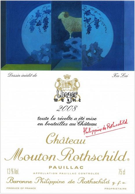 2008 Chateau Mouton Rothschild Pauillac
