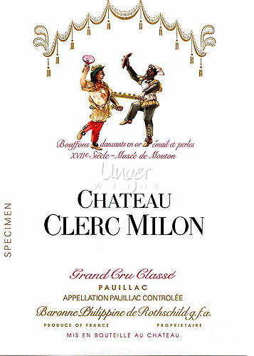 Chateau Clerc Milon Rothschild 2000
