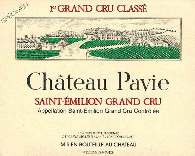 ⁨Chateau Pavie 2000⁩ ⁨0,75 L⁩