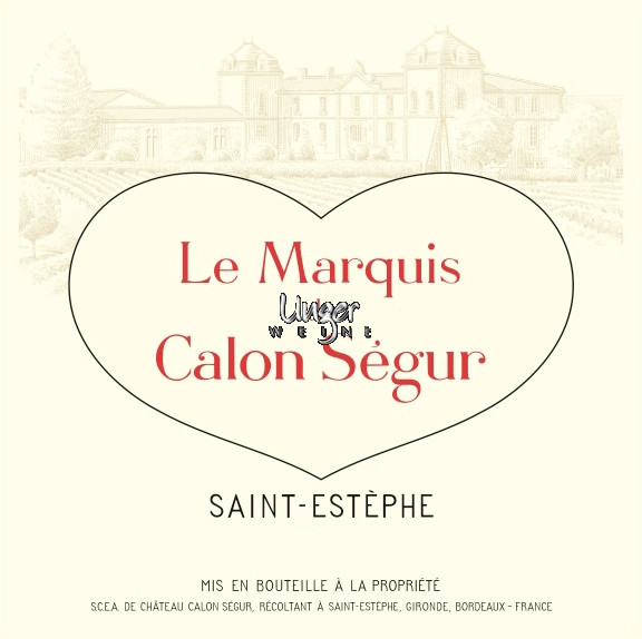 2016 Marquis de Calon Chateau Calon Segur Saint Estephe