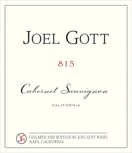 2017 Cabernet Sauvignon 815 Special Selection Joel Gott Napa Valley