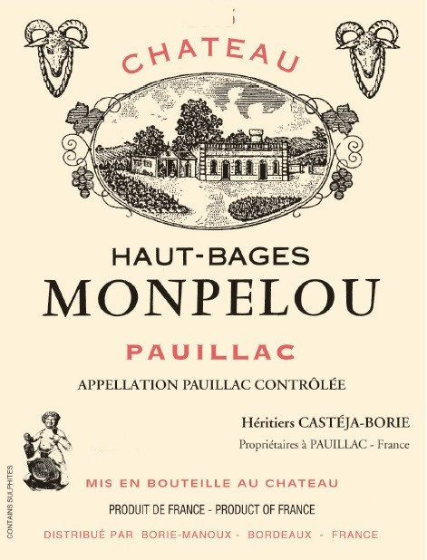 Chateau Haut Bages Monpelou 2019
