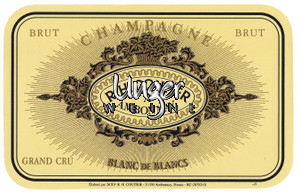 Champagne Brut Blanc de Blancs Grand Cru Coutier Champagne