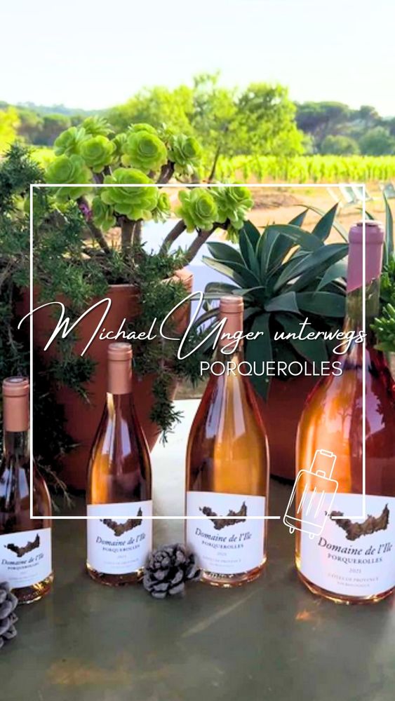 Tag 2 auf Michael Ungers Porquerolles-Reise. ✨
Es gab spektakuläre Boote ⛵️, einen interessanten Exkurs zur Beschaffenheit des Bodens der Insel 🏝️ und ein Dinner in weiß. 🤍
Und für Sie gibt es natürlich ein Mitbringsel dieser besonderen Reise:
Den Roséwein „Domaine de L‘Ile“.
Den Link zum Wein finden Sie in unserer Bio. 🍇🍷

#porquerolles #domainedelile #chanel #winelovers #wine #travel #ungerweine