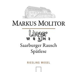 2015 Saarburger Rausch Riesling Spätlese trocken Weisse Kapsel Molitor, Markus Mosel