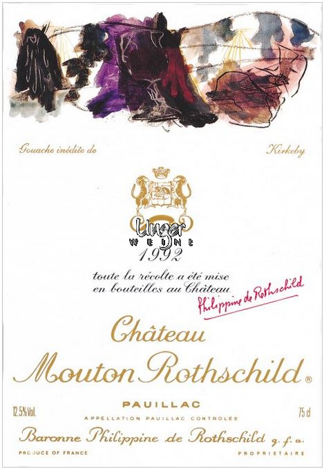 1992 Chateau Mouton Rothschild Pauillac