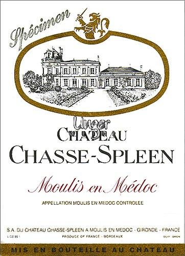 2019 Blanc de Chasse Spleen Chateau Chasse Spleen Moulis