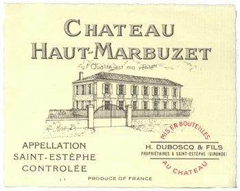 Chateau Haut Marbuzet 2019